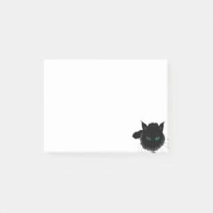 Black Cat Look Post-it Notes