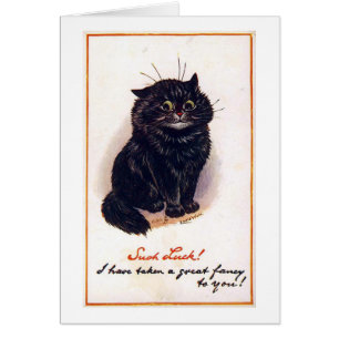 Black cat, Louis Wain