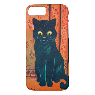Black cat, Louis Wain iPhone 8/7 Case
