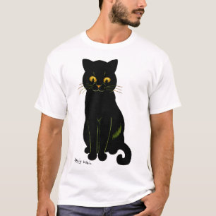Black cat, Louis Wain T-Shirt