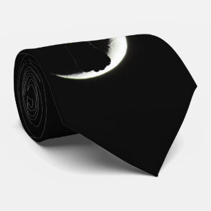 Black Cat Loves You To the Moon And Back Tie