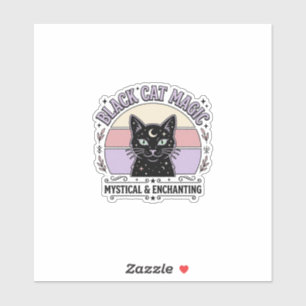 Black Cat Magic Cat Black Cat Vintage Vector Art S