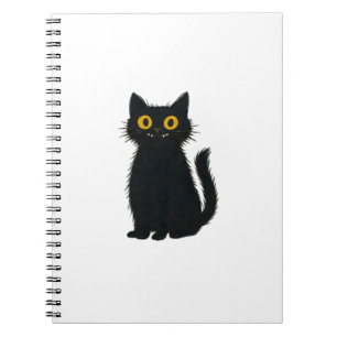 Black Cat Magic � Cute Halloween & Mystic Cat Art Notebook