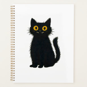 Black Cat Magic � Cute Halloween & Mystic Cat Art Planner