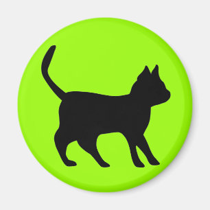 Black Cat Magnet