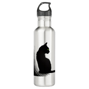 Black Cat - Meow  710 Ml Water Bottle