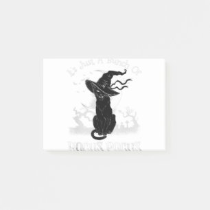 Black Cat Moon Funny Halloween Costume Bunch of Ho Post-it Notes