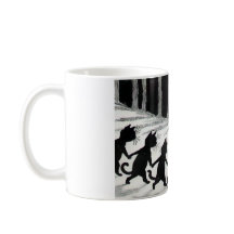 Black Cat Moon Gift Mug