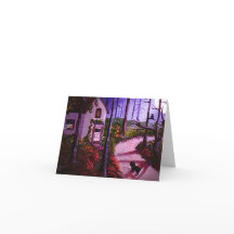 Black Cat Moon Mystery Lady Card Creationarts