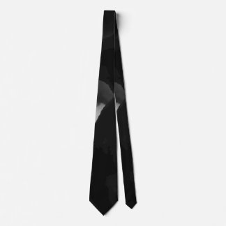 Black Cat Moonlight Silhouette Tie