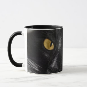 Black cat mug