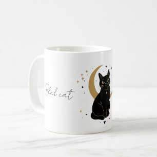 Black cat mug