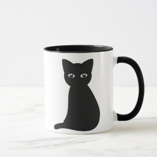 Black cat Mug