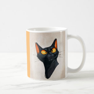 Black Cat Mug – Cute Gift for Cat Lovers