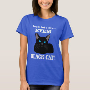 Black Cat Mum Kitty Animal Lover Black Cat T-Shirt