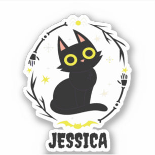 Black Cat Name - Halloween Cat