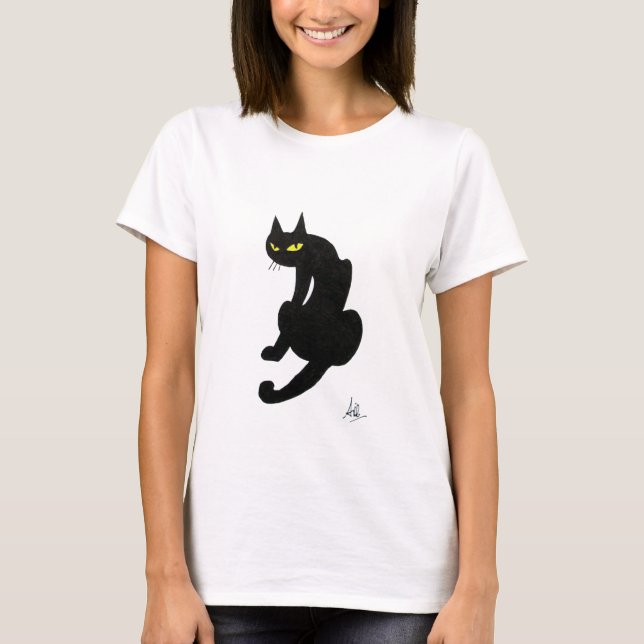 BLACK CAT NINJA HALLOWEEN PARTY T-Shirt (Front)