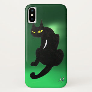 BLACK CAT NINJA Jade Hreen iPhone X Case