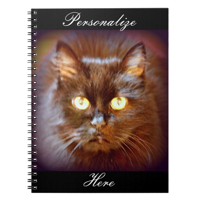 black cat notebook (Front)