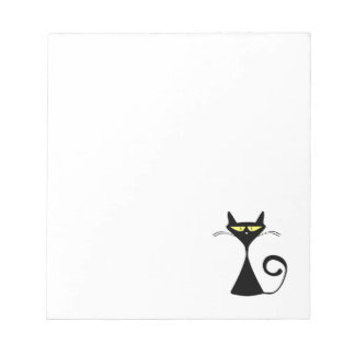 Black Cat Notepad