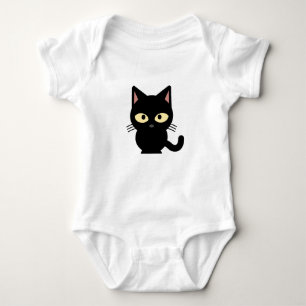 Black Cat outfit for infants Baby Bodysuit