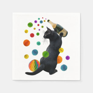 Black Cat Party Napkins