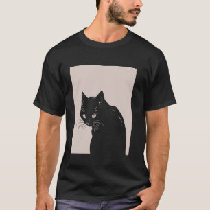 Black Cat Pastel Goth T-Shirt