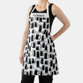 Black Cat Personalised Apron (Insitu)