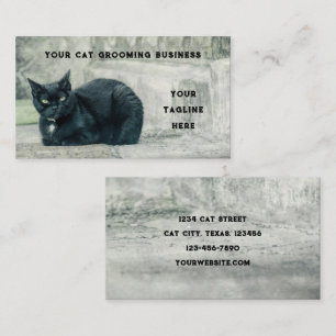 Black Cat Pet Care Business Card