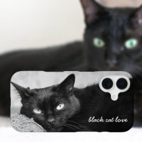 Black Cat Pet Photo Personalised
