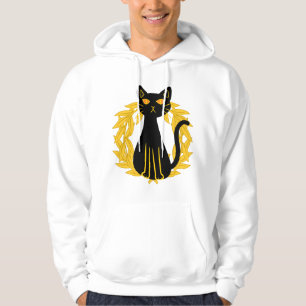 Black Cat Pets Horror Halloween Kids Hoodie