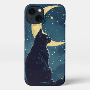 Black Cat Phone Case for iPhone