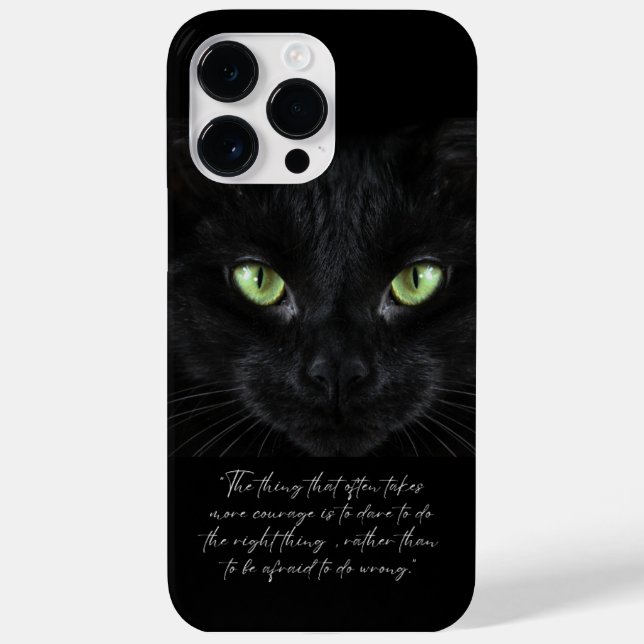 Black Cat Photo ,wisdom Case-Mate iPhone Case (Back)