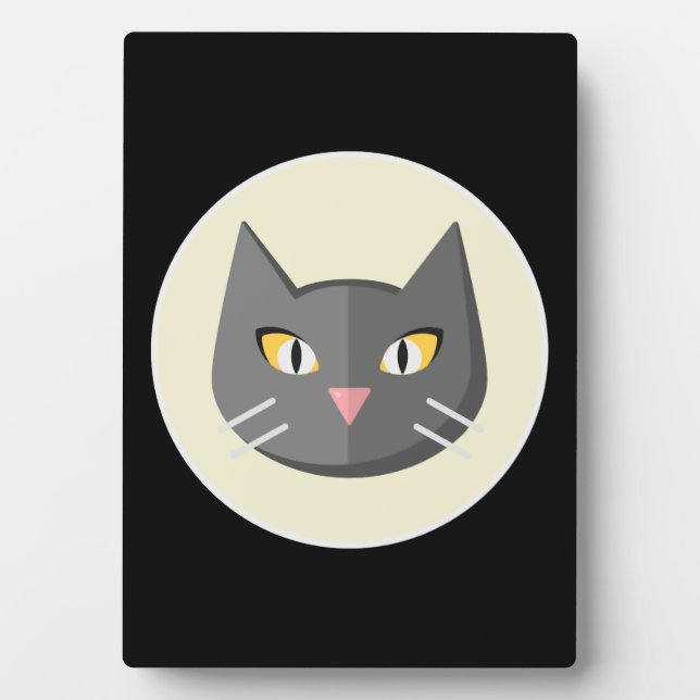 Black Cat                           Plaque (Front)