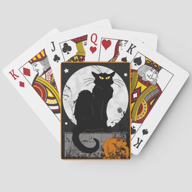 'Black Cat' Playing Cards (Back)