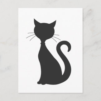 Black Cat Postcard