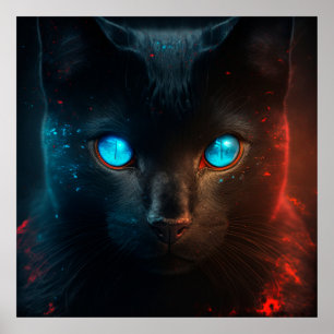 Black Cat Poster