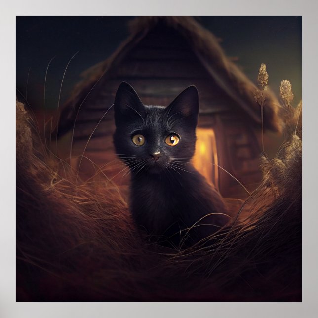 Black Cat Poster (Front)