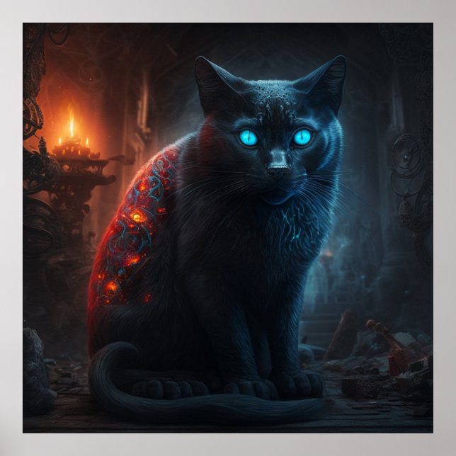 Black Cat Poster (Front)