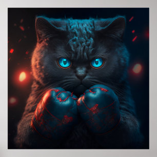 Black Cat Poster