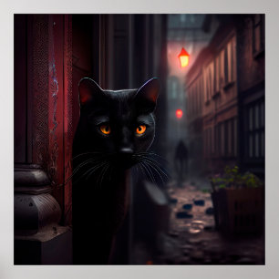 Black Cat Poster