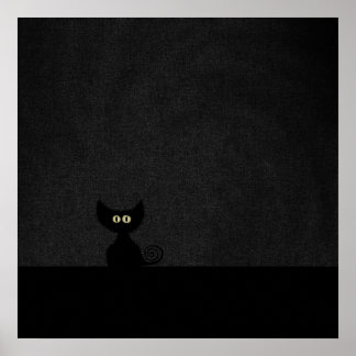 Black Cat Posters | Zazzle.co.uk