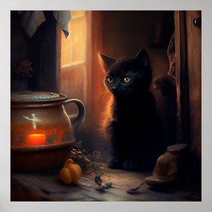 Black Cat Poster