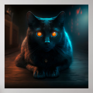 Black Cat Poster