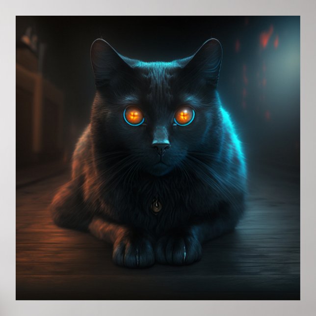 Black Cat Poster (Front)