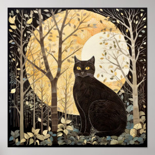 Black Cat Poster