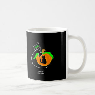 Black Cat Pumpkin Coffee Mug