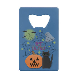 Black Cat & Pumpkin Not Scary Halloween