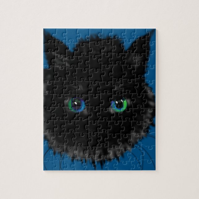 Black Cat Puzzle (Vertical)