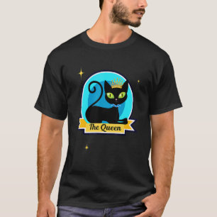 Black Cat Queen Graphic T-Shirt